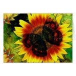Butterfly Flower Greeting Card