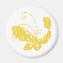 butterfly fridge magnet