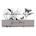 Butterfly in Black and Grey Business Card