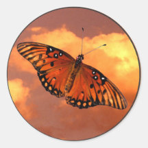 Butterfly in the Sky Stickers
