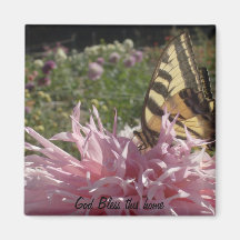 Butterfly Magnet  by Artist Jan Turner
