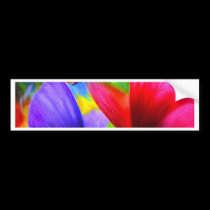 Butterfly Painting Art - Multi bumper stickers