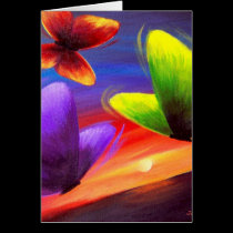 Butterfly Painting Art - Multi cards