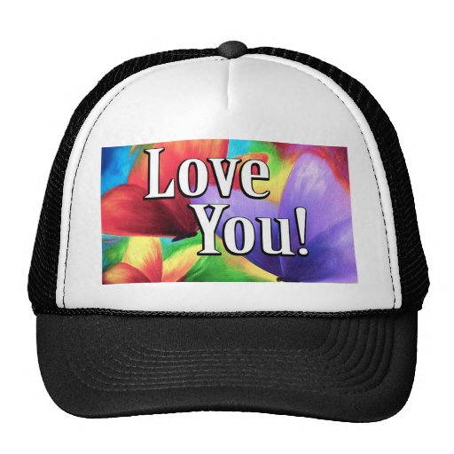 Butterfly Parade Love Colours Art - Multi Mesh Hat
