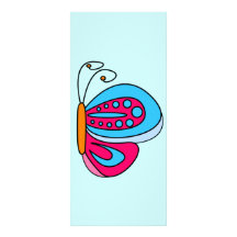 Butterfly Personalised Rack Card