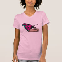 Butterfly-pnk T Shirt
