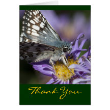 Butterfly Thank You Card
