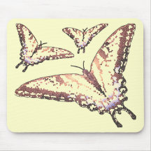 Butterlies Alla Artsy Mouse Pads