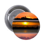 Button Badge - Sunset Strips purple pink orange