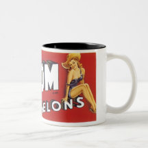 Buxom Melons Coffee Mugs
