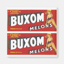 Buxom Melons Magnets