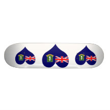 Buy British Virgin Islands Flag Skate Board Decks