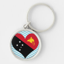Buy Papua New Guinea Flag Key Chains