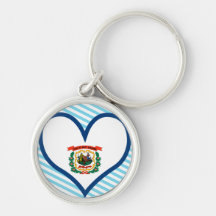 Buy West Virginia Flag Key Chain