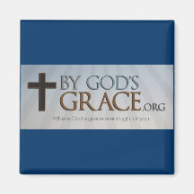 By God's Grace Collection Magnet