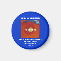 BY MY SPIRIT(GIFTS) REFRIGERATOR MAGNET