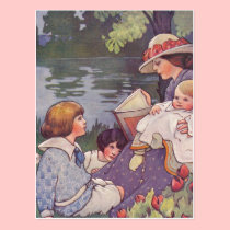 By the River postcards