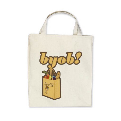 byob! To infinity! Organic Canvas Bag