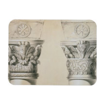 Byzantine capitals from columns in the nave of the magnets