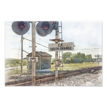 C.P. South Orange Train Tracks Photo