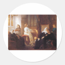 Cabanel_Alexandre_Harmony Round Sticker