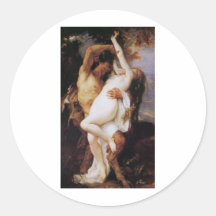 Cabanel  Alexandre  Nymphe  et  Satyr  1860 Sticker