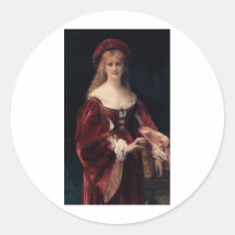 Cabanel Alexandre Patricienne De Venise 1881 Stickers