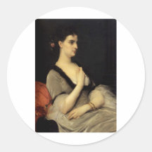 Cabanel Alexandre Portrait Of Countess E A Voronts Stickers