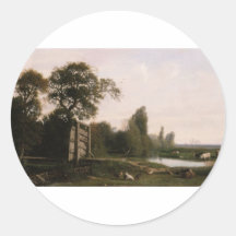Cabat Nicolas At The Watering Hole Sticker