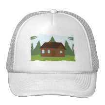 Cabin in the Trees Mesh Hats
