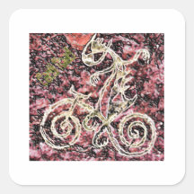 Cacti Toad Square Sticker