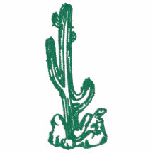 Cactus And Lizard Embroidered Shirt