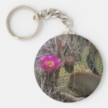cactus bloom key chain
