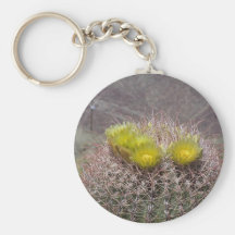 cactus flower key chain