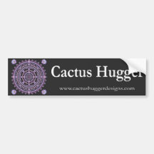 Cactus Hugger Bumper Sticker