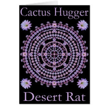 Cactus Hugger Card with Nightblooming Mandala