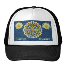 Cactus Hugger Hat with Barrel Cactus Mandala