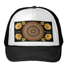 Cactus Hugger Hat with Barrel Cactus Mandala 2