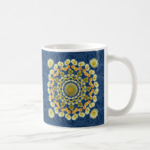 Cactus Hugger Mug with Barrel Cactus Mandala 1