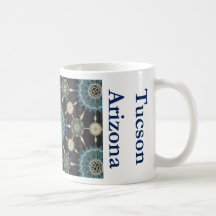 Cactus Hugger Mug with Saguaro Array