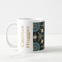 Cactus Hugger Mug with Saguaro Cactus Array