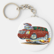 Cadillac Escalade Maroon Truck Keychains