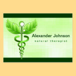 Caduceus Alternative Medicine Business Cards business cards