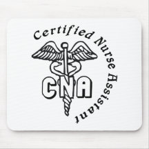 CADUCEUS CNA CERTIFIED NURSE ASSISTANT MOUSE PAD