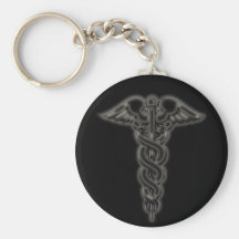 Caduceus Key Chain