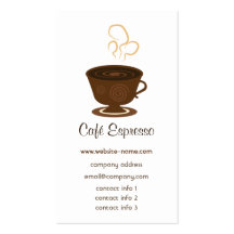 Cafe Business Card