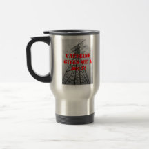 "Caffeine Gives Me a Jolt (for right-handers) Mug
