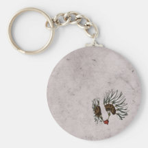 Caged Heart Key Chain