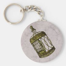 Caged Heart Key Chains