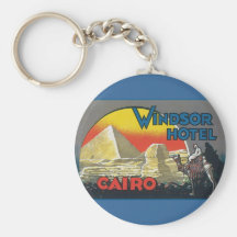 Cairo Egypt Vintage Travel Keychains